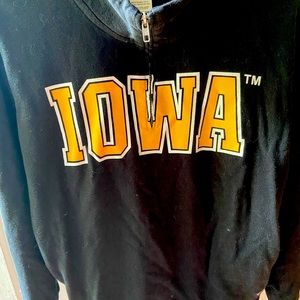 Iowa Hawkeyes VS Pink half zip